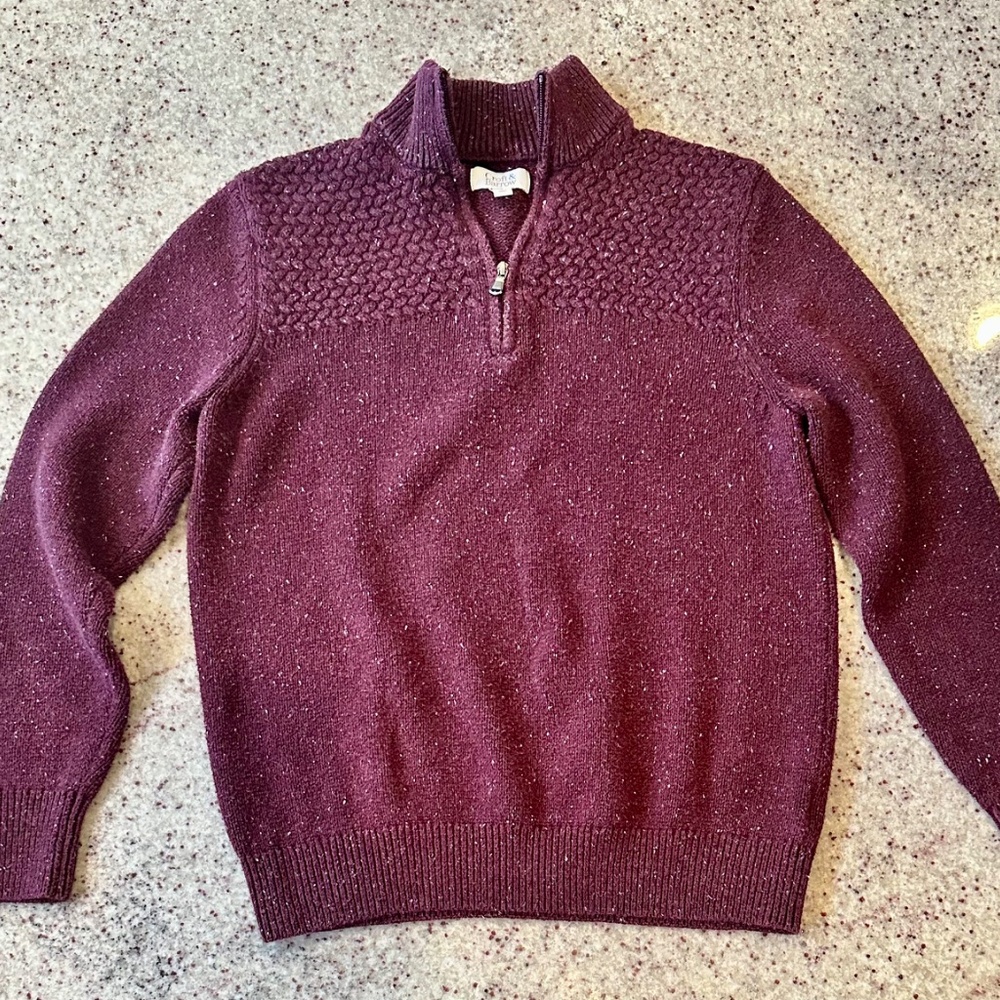 Croft & Barrow - Men's - Quarter-Zip Sweater - Small